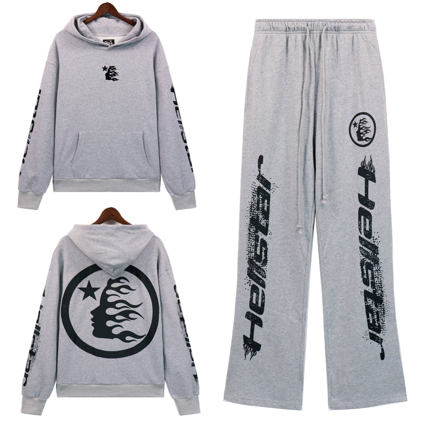 Hellstar Studios 2024 New Hoodie and Pants Set 5658