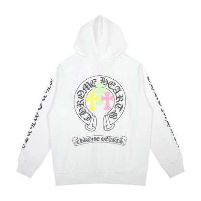 Chrome Hearts Zip Up Hoodie K5012