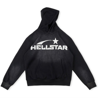 Hellstar Studios 2024 New Hoodie Black Five-pointed star