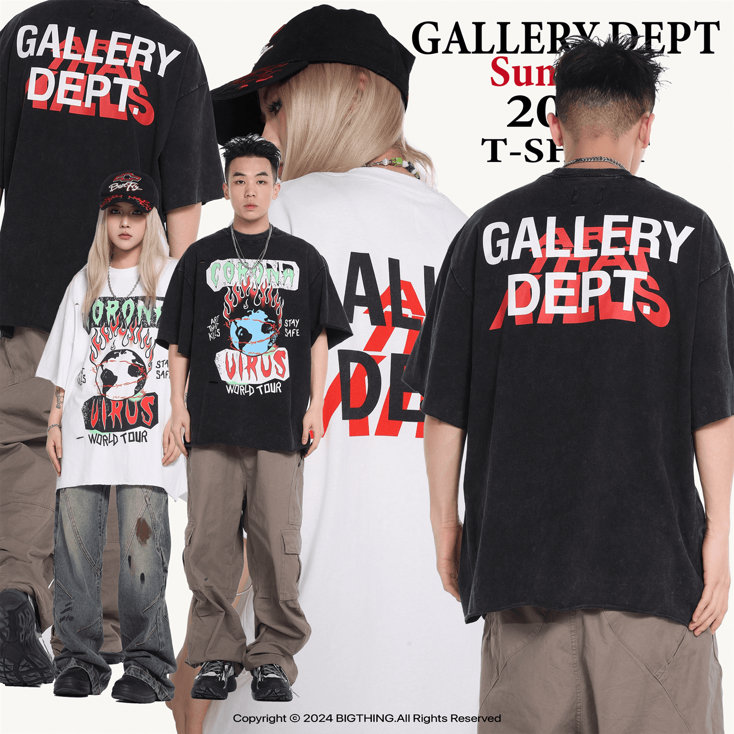 GALLERY DEPT New T-shirt D25