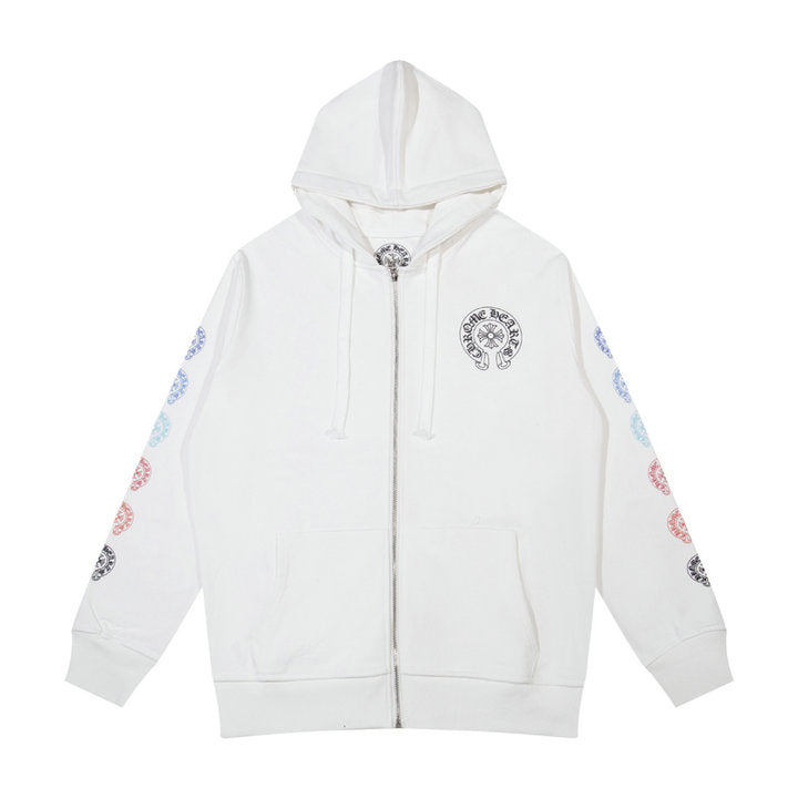 Chrome Hearts Zip Up Hoodie K5011