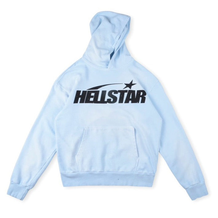 Hellstar Studios Blue Hoodie 2024 New