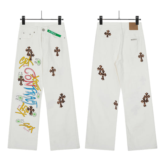 Chrome Hearts NEW Pants 8128