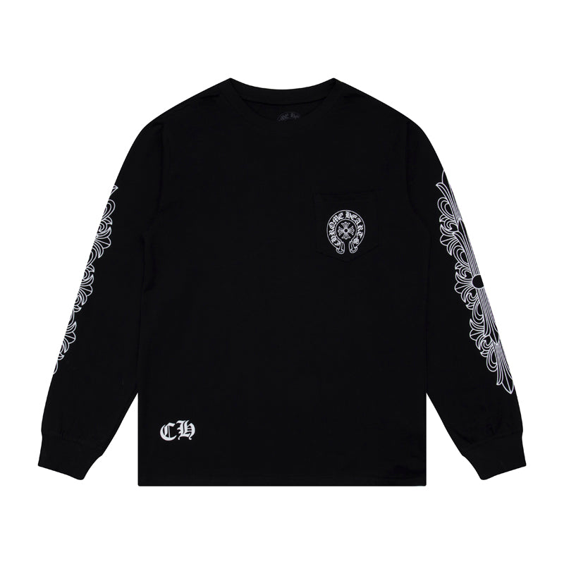 Chrome Hearts Men's Long-Sleeve T-shirt Sweatshirt K8008