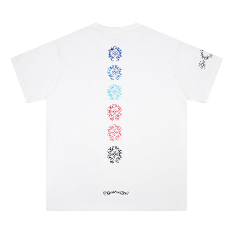 Chrome Hearts Multi Color Horse Shoe T-shirt K6048