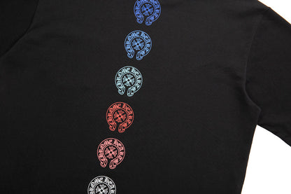 Chrome Hearts Multi Color Horse Shoe T-shirt K6048