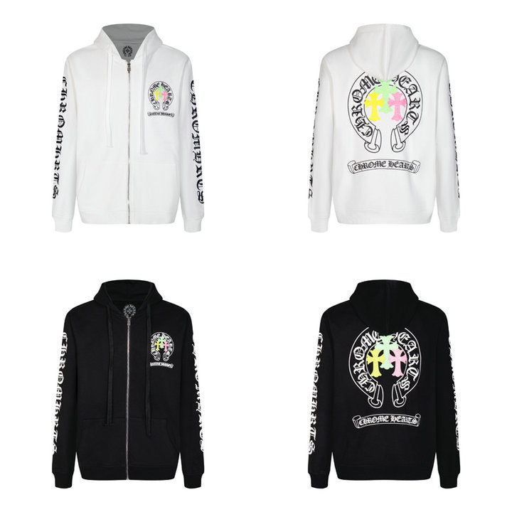 Chrome Hearts Zip Up Hoodie K5012