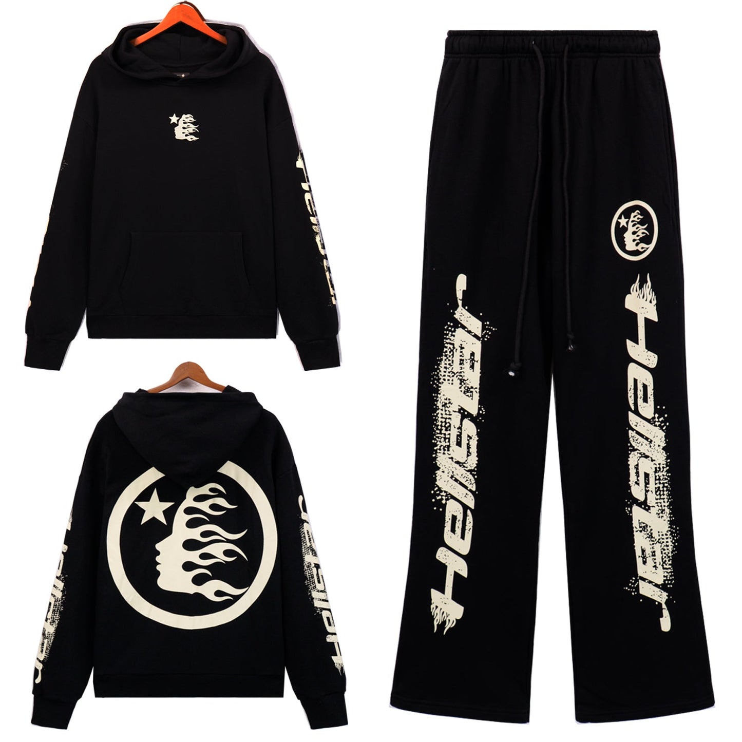 Hellstar Studios 2024 New Hoodie and Pants Set 5658