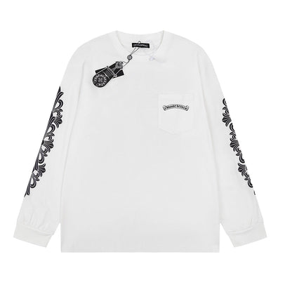 Chrome Hearts Men's Long-Sleeve T-shirt Sweatshirt 8800