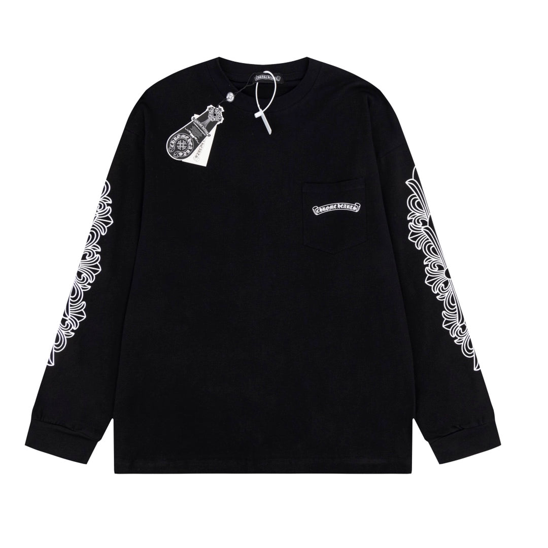 Chrome Hearts Men's Long-Sleeve T-shirt Sweatshirt 8800